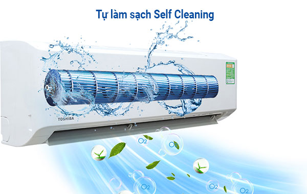 Tự làm sạch Self Cleaning - máy lạnh Toshiba